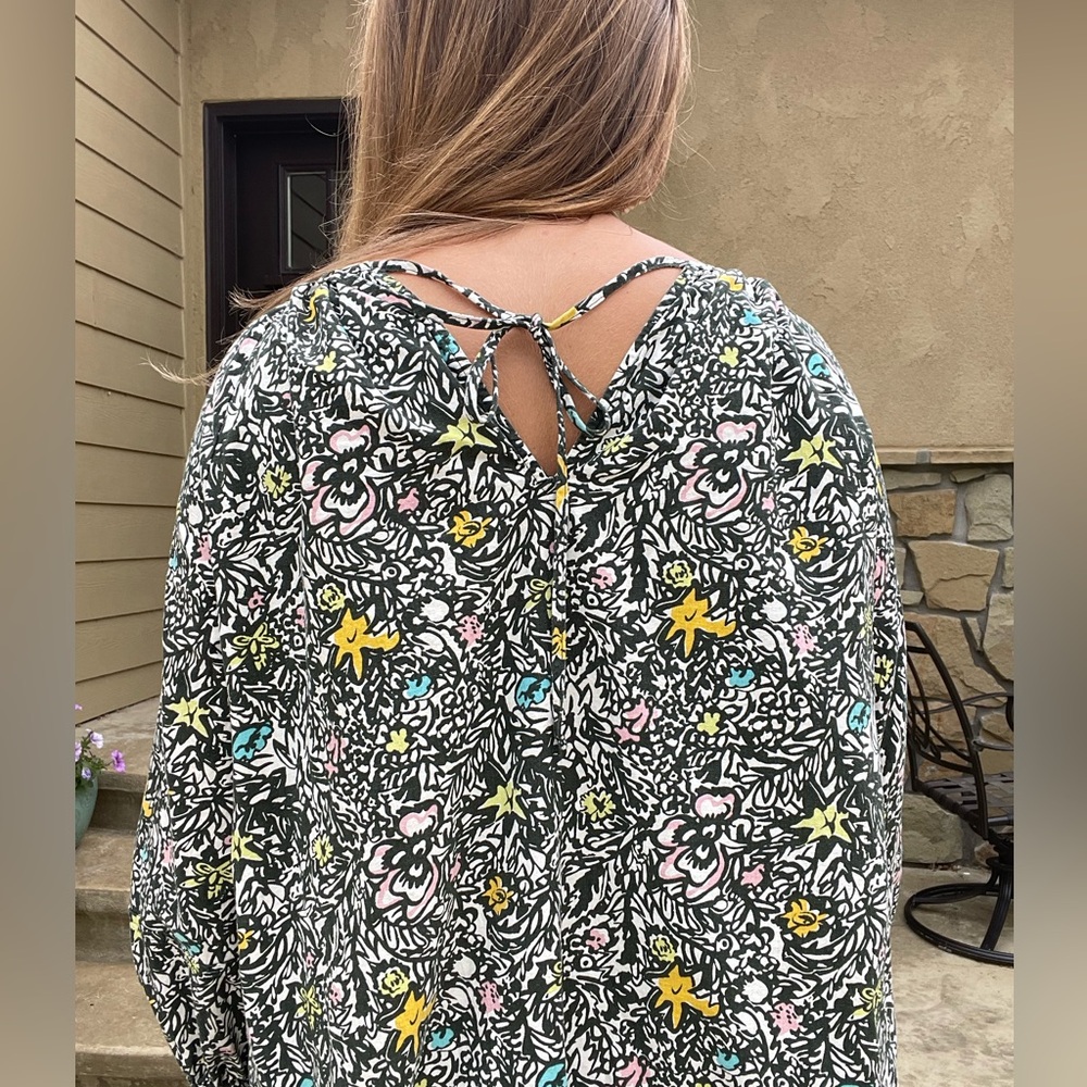 Levi’s hemp boho green peasant dress - Picture 10 of 14
